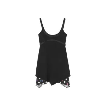 VERSACE X Dua Lipa Butterflies Sleeveless Mini Dress