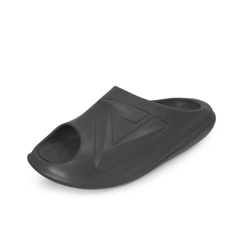 PEAK Very Small Fat Drag Slip Resistant Abrasion Resistant Slide Slippers Men's Black-2
