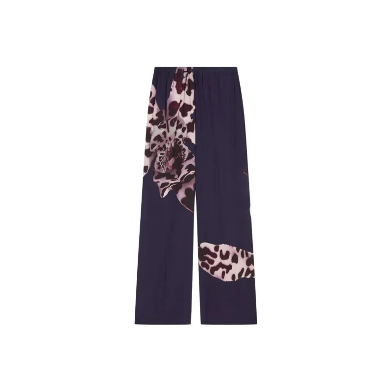 DRIES VAN NOTEN Graphic print Trousers-0