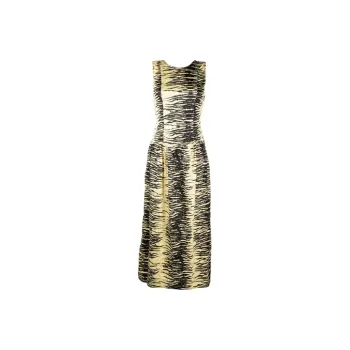 GANNI Sleeveless Dresses Women's Yellow