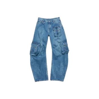 Acne Studios Trousers 'Mid Blue'