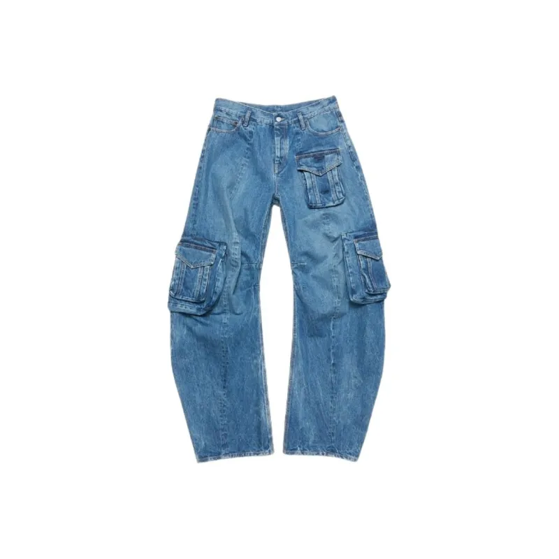 Acne Studios Trousers 'Mid Blue'-0