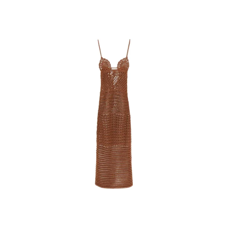 Alanui Mother Nature Crochet Dress-0
