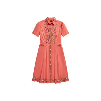 Polo Ralph Lauren Floral embroidery Shirtdress