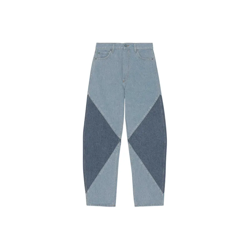 GANNI Stary Panelled Jeans-0