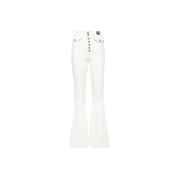 VERSACE JEANS COUTURE SS24 Jeans Women's White