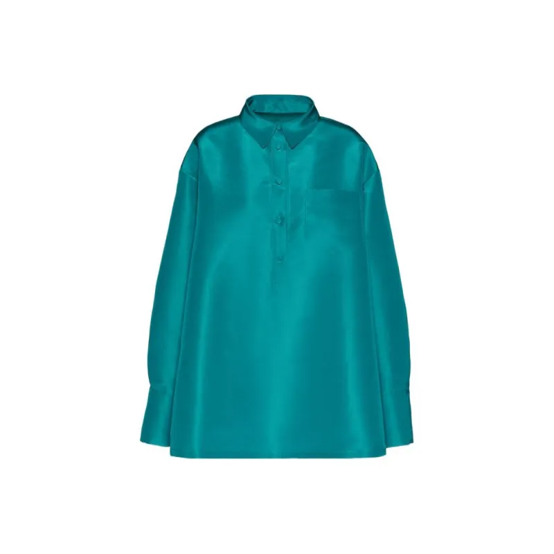 Valentino Long-Sleeved Dresses Women's Blue-0