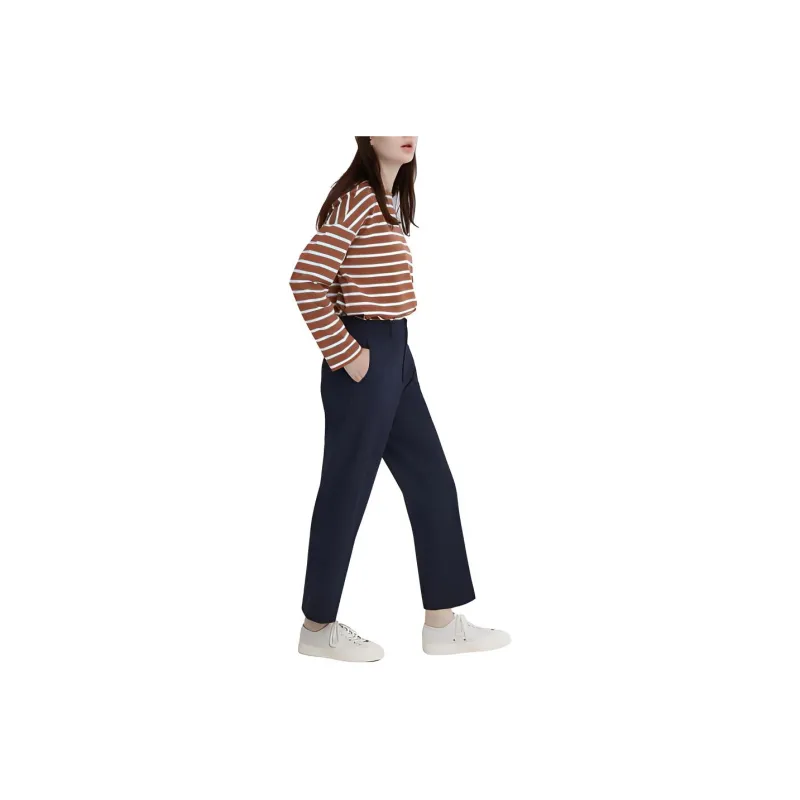 UNIQLO Suit Trousers Women's Navy Blue-0