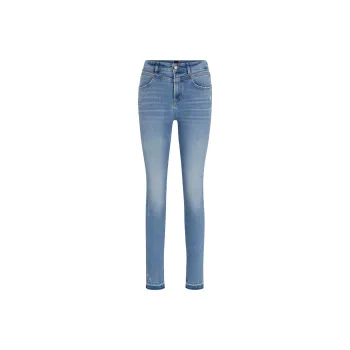 HUGO BOSS Blue Jeans In Supreme Movement Denim Jeans Women's Light Blue
