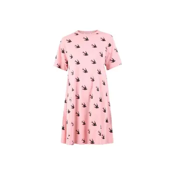 Alexander McQueen Short Sleeved Dresses Women's Pink