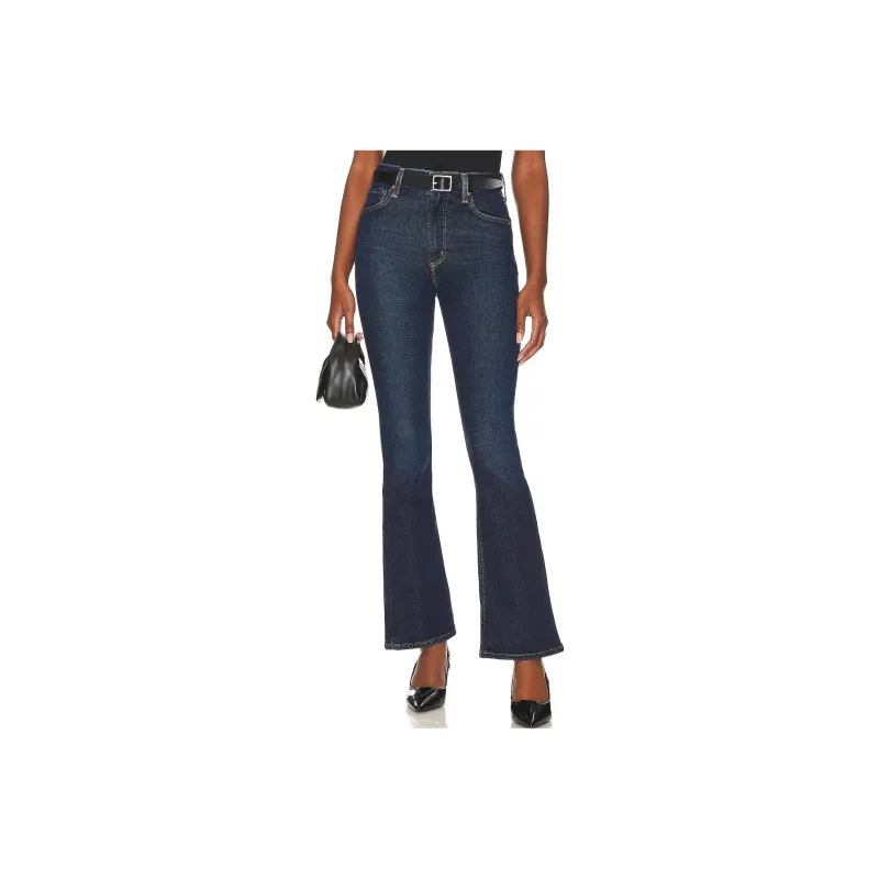 AGOLDE Nico High-Waisted Bootcut Jeans-0