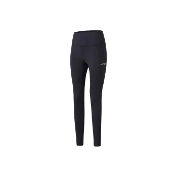 Saucony Knitted Sports Pants Women's Black With Reflective Silver Color Set