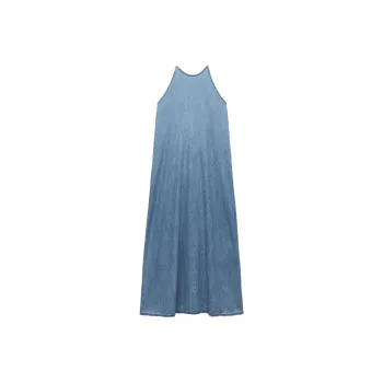 ZARA Sleeveless Dresses Women's Blue