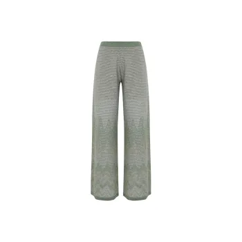 D.Exterior Casual Pants Women's Green