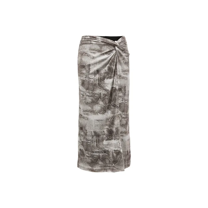 ONLY Denim Long Skirts Women's-4