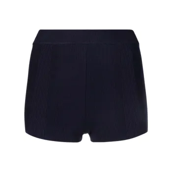 Jacquemus Le Short Basgia Ribbed Mini Shorts