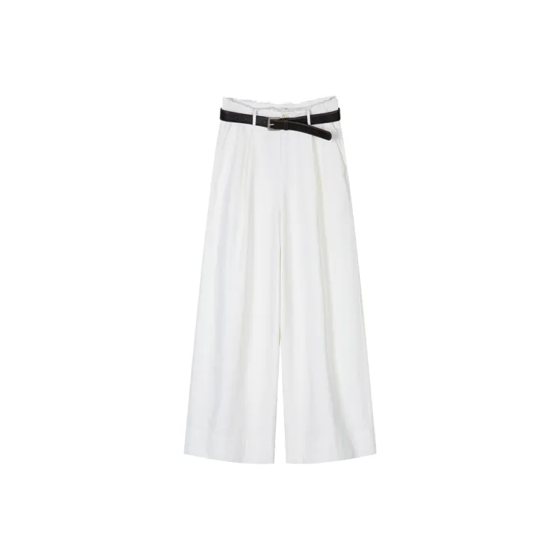 THE SEA LIFE Casual Pants Women's Cloud White-0