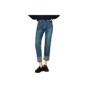 SMEN Jeans Women's Denim Blue
