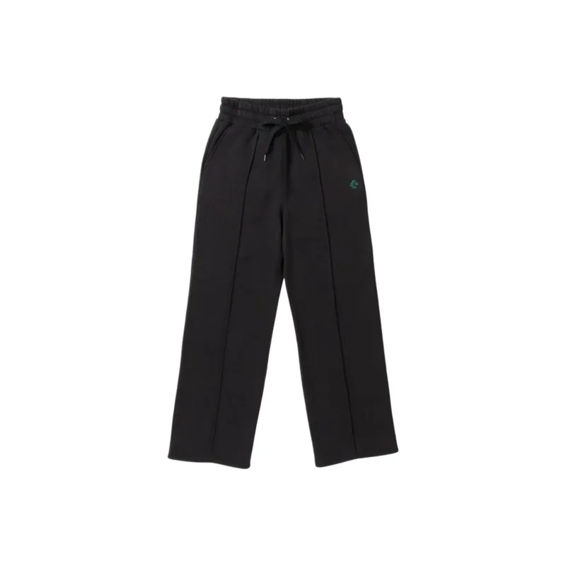 Converse SWEAT WIDE PANTS LDS Casual Pants Women's Black-0