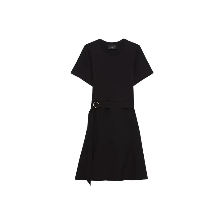 THE KOOPLES Short-Sleeved Dresses Women's Black-0