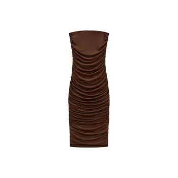 ZARA Sleeveless Dresses Women's Chocolate