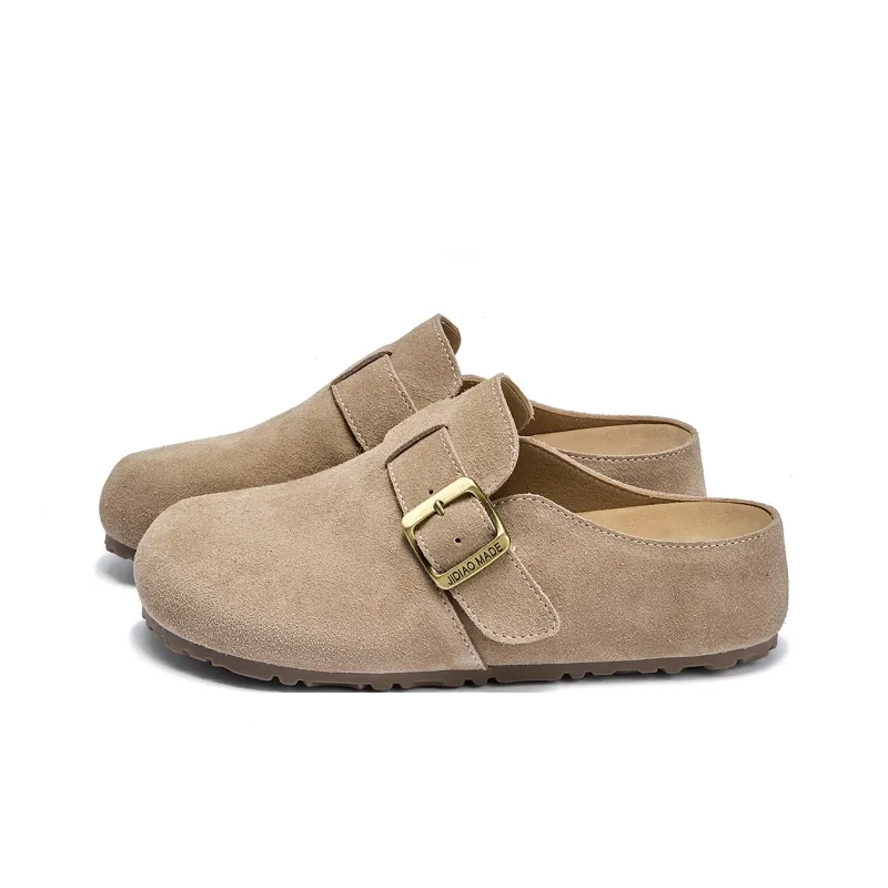 La Chapelle Abrasion Resistant Closed Toe Birkenstock Slippers Women's Sand-2