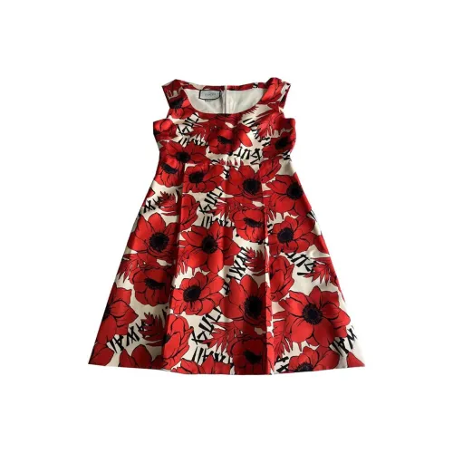 GUCCI Sleeveless Dress Women's Multicolor