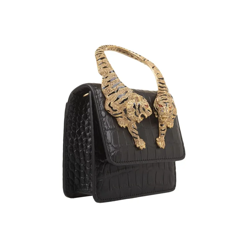 Roberto Cavalli Roar Embellished Small Shoulder Bag-1