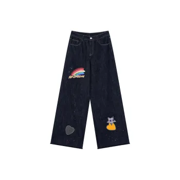 ELF SACK Jeans Women's Rainbow Denim Blue
