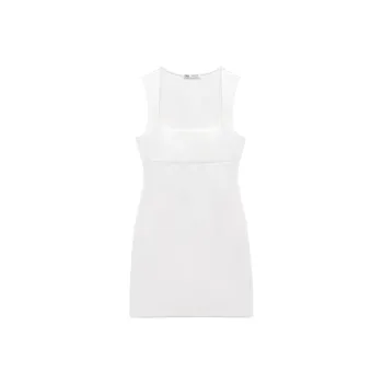 ZARA Sleeveless Dresses Women's White