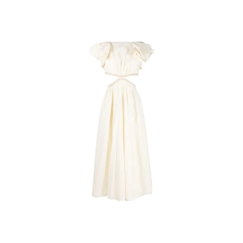 Zimmermann Short-Sleeved Dresses Women's White-0