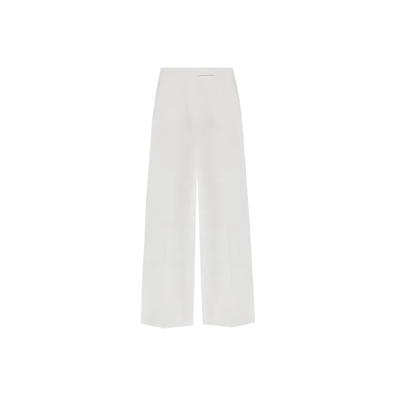 MaxMara Sequoia Pleat Detailed Wide Leg Trousers-0
