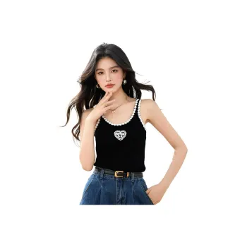 La Chapelle Tank Tops Women's Black