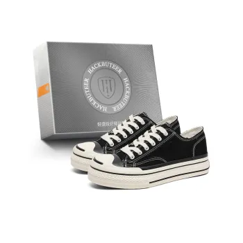 HACKBUTEER Low Top Canvas Shoes Unisex Box Included