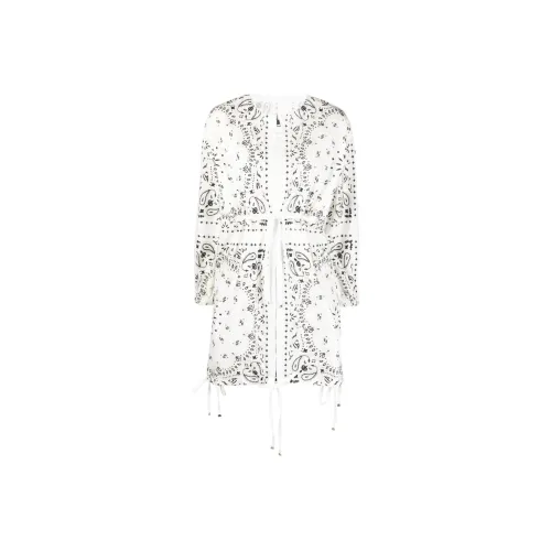Moncler SS22 Long Sleeved Dresses Women's White
