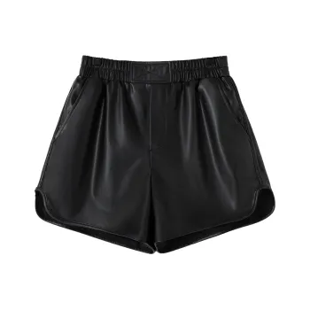 SOON FLOWER Casual Shorts Women's Black