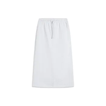 LiNing Sports Fashion Collection Knit Long Skirt Women's Forest Gray