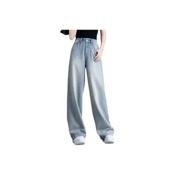 You Cow Me Pants Jeans Women's Nostalgic Blue