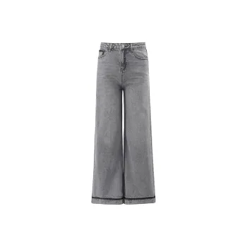 Wen Shan Jeans Women's Gray Pants