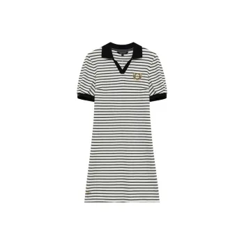 Teenie Weenie Short Sleeved Dress Women's Color Block