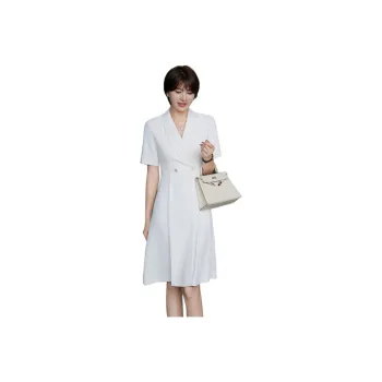 ONE SHALLOW Short Sleeved Dresses Women's Beige