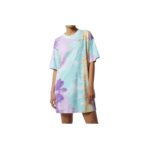 New Balance Short-Sleeved Dresses Women's Multicolor