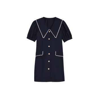 WESTLINK Short-Sleeved Dresses Women's Royal Blue