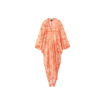 COS x TABATA SHIBORI Long-Sleeved Dresses Women's Orange