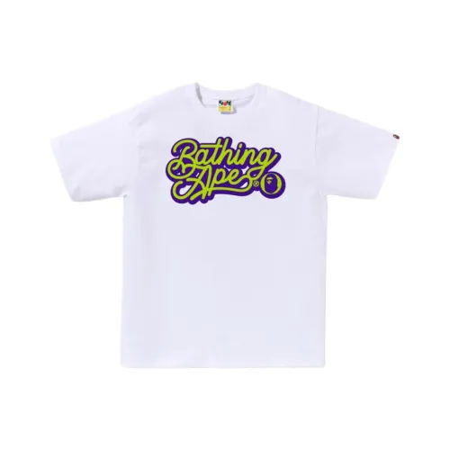 A BATHING APE Bathing Ape Script Logo Tee