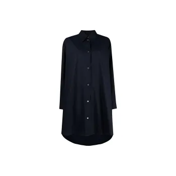MM6 Maison Margiela Long Sleeved Dresses Women's Black