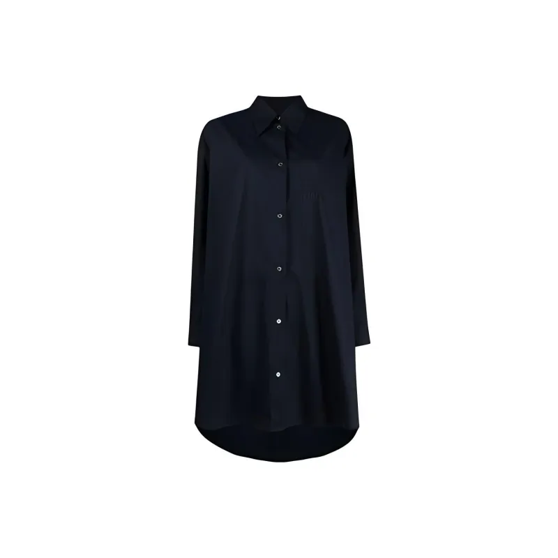 MM6 Maison Margiela Long Sleeved Dresses Women's Black-0