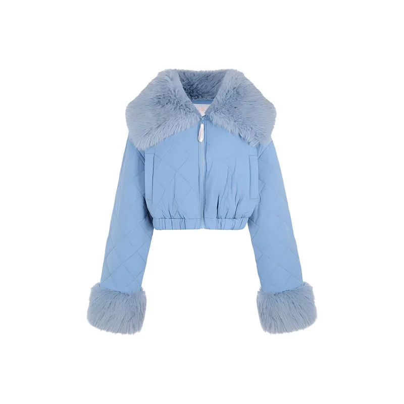 Selkie Collection FW24 Puffer Jacket Women's ROBIN EGG Robin's Egg Blue-0