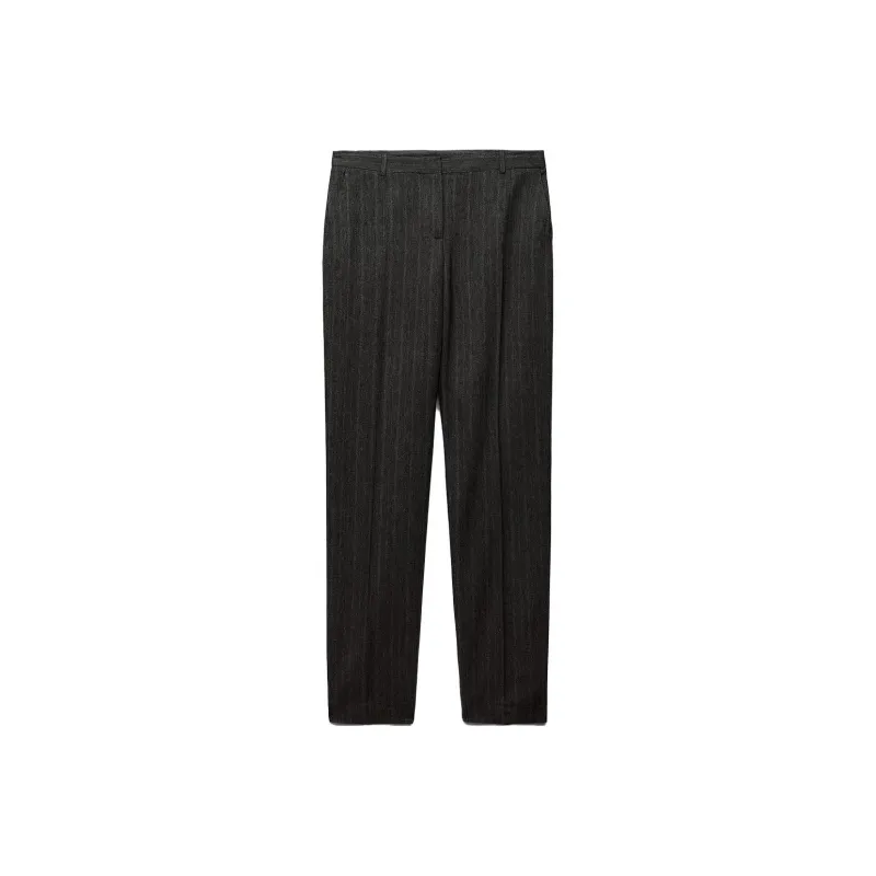 ZARA Suit Trouser Women's Coal Gray-0