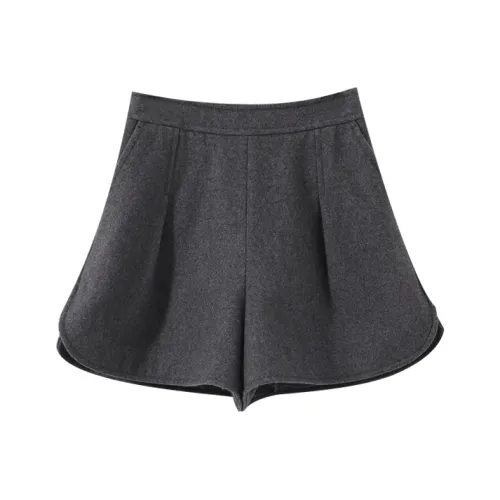 YUMOMO STAR Casual Shorts Women's Elegant Gray